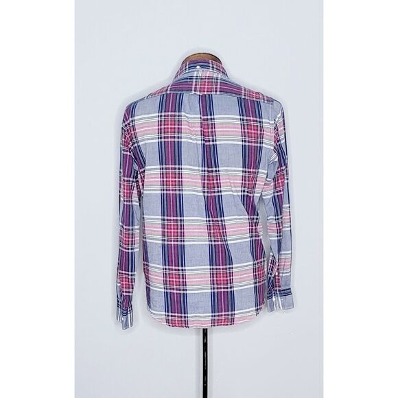 GANT Rugger Indigo Madras Men's Button Down Shirt - Picture 3 of 8